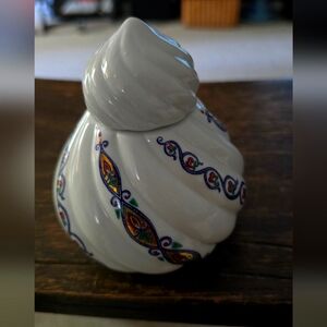 Elizabeth Arden Vintage Decorative White Porcelain Perfume Bottle